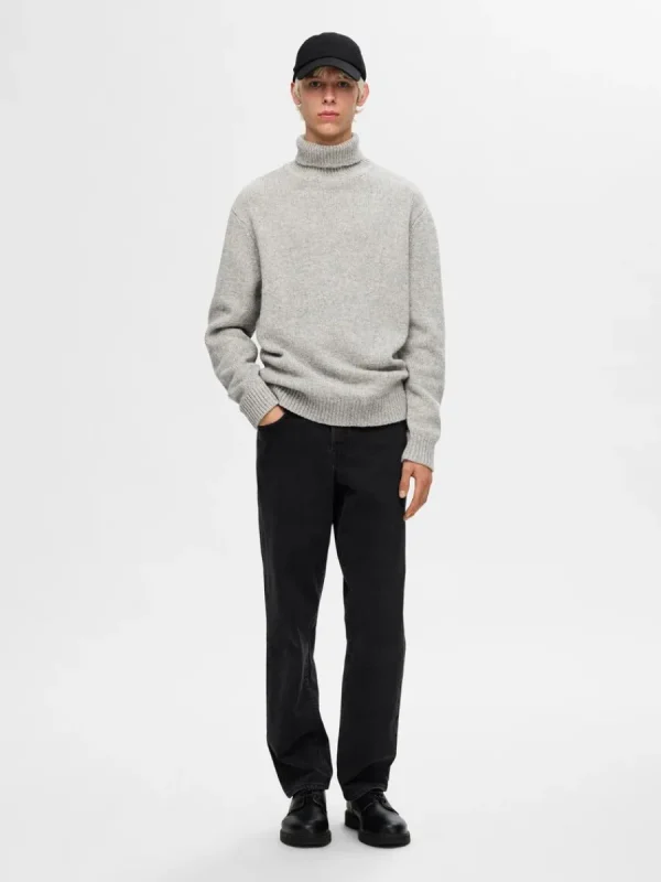SELECTED POLOKRAGE TRÖJA Grey Online