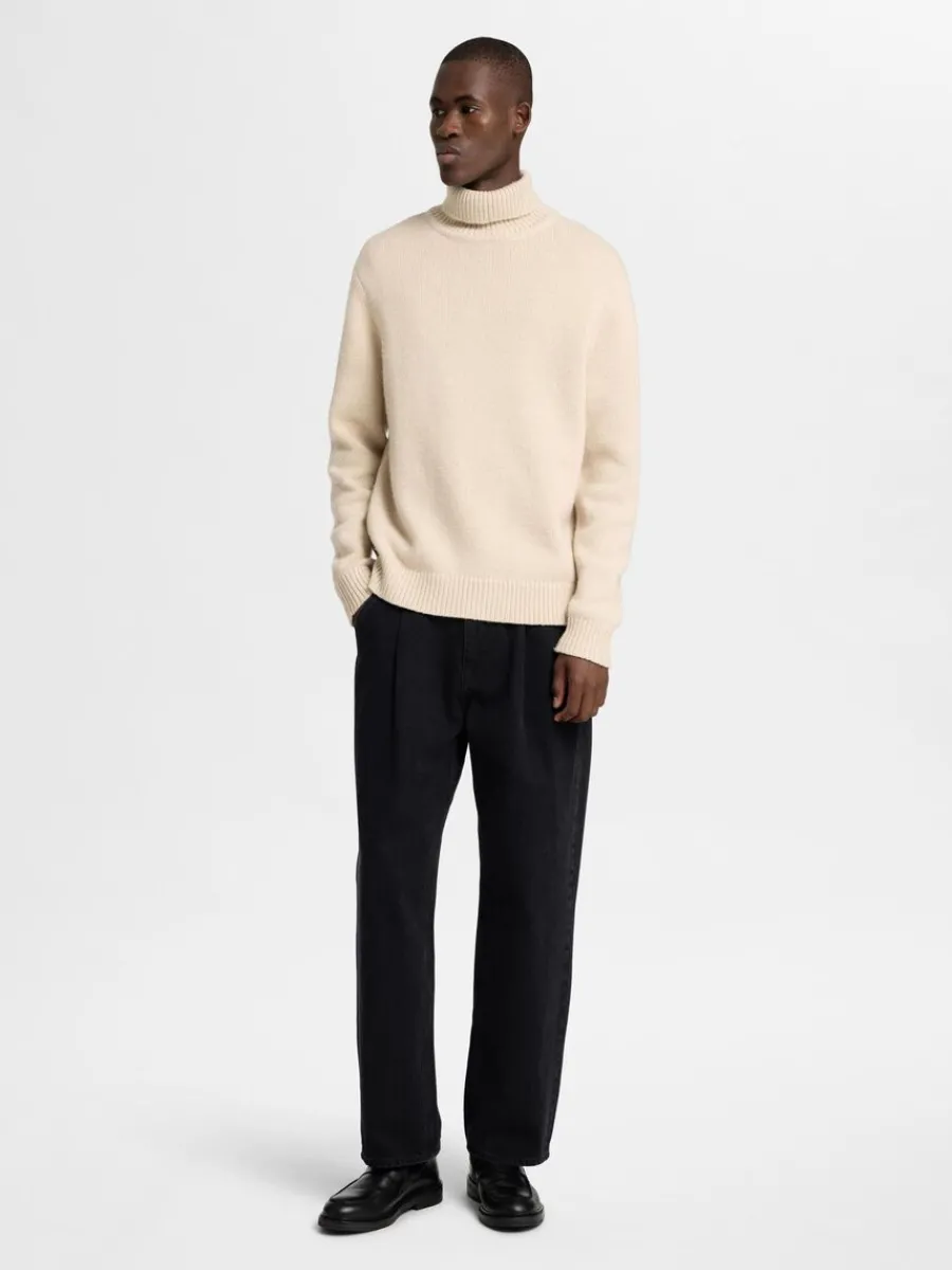 polokrage_trja_2-5.webp SELECTED POLOKRAGE TRÖJA Beige Discount