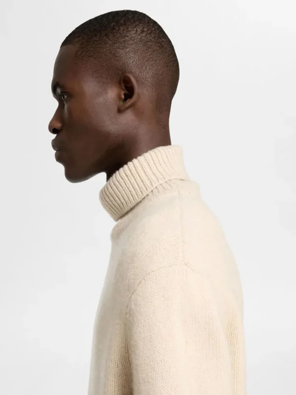 SELECTED POLOKRAGE TRÖJA Beige Discount