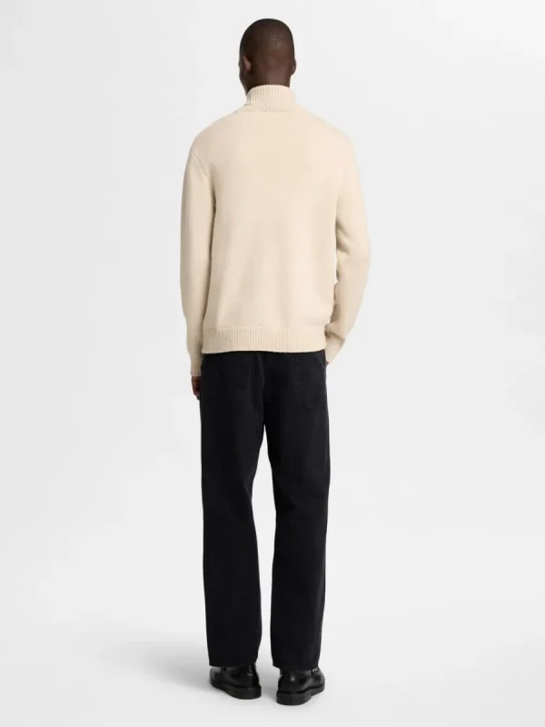 SELECTED POLOKRAGE TRÖJA Beige Discount