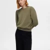 SELECTED PUFFÄRMAR SWEATSHIRT Green Clearance