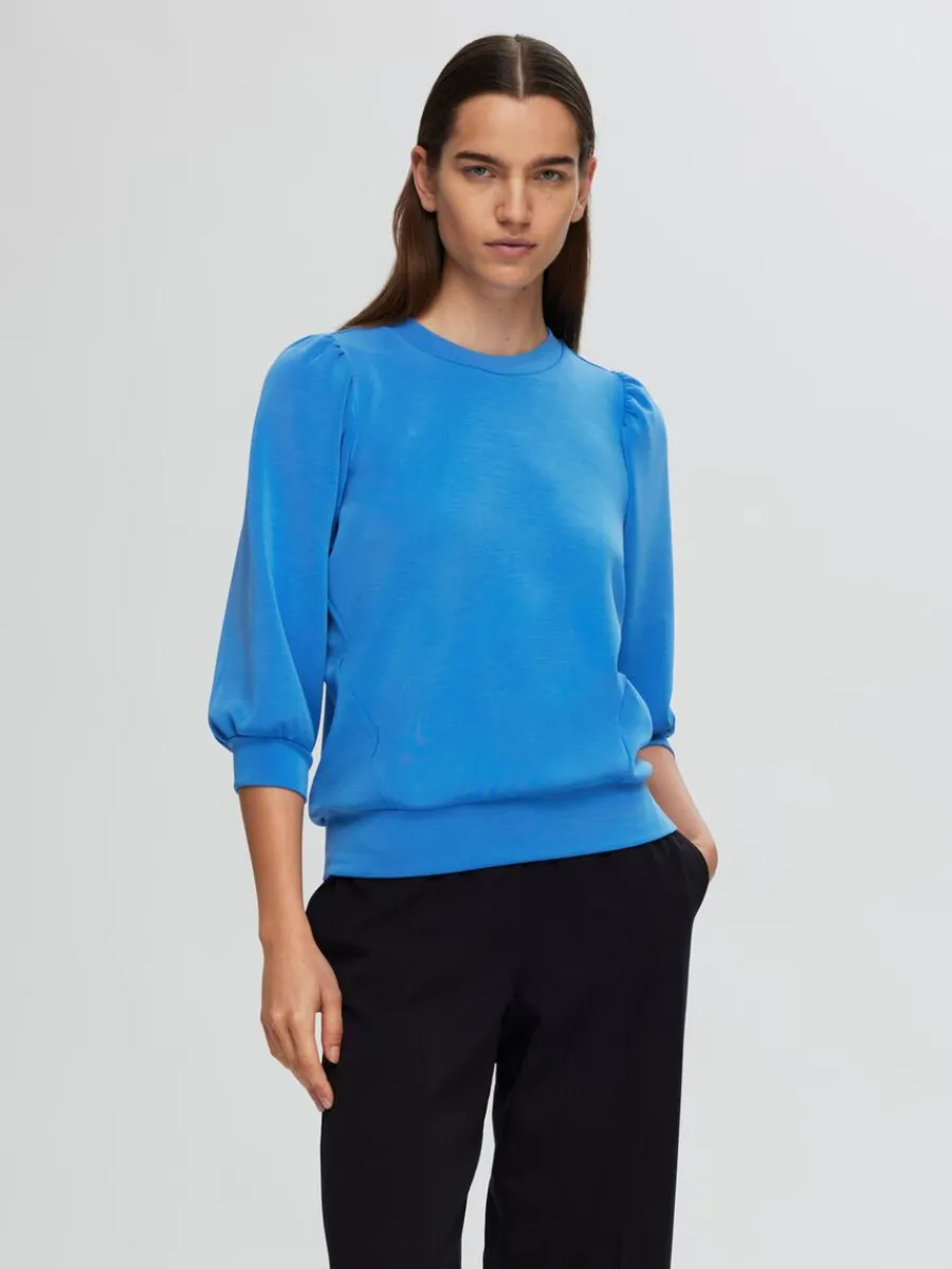 puffrmar_sweatshirt_0-5.webp SELECTED PUFFÄRMAR SWEATSHIRT Blue Best