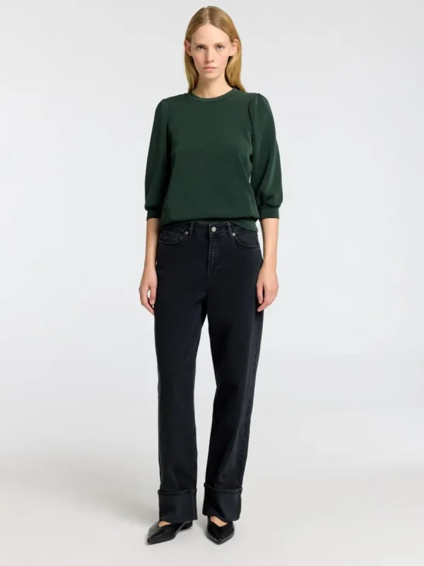 SELECTED PUFFÄRMAR SWEATSHIRT Green Sale