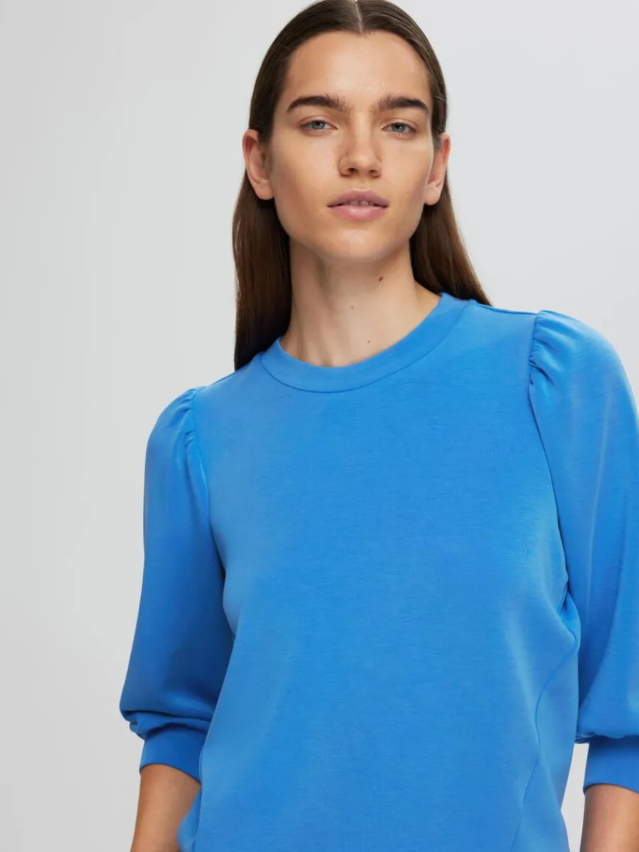 puffrmar_sweatshirt_3-5.webp SELECTED PUFFÄRMAR SWEATSHIRT Blue Best