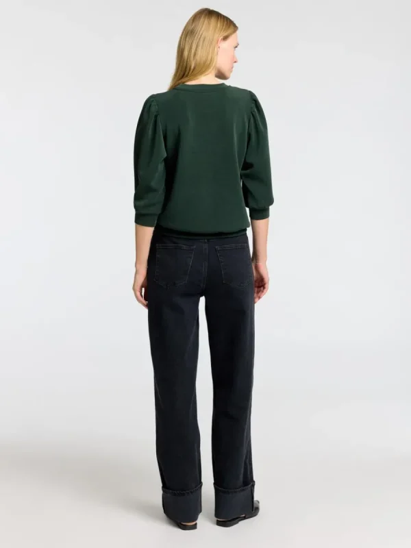 SELECTED PUFFÄRMAR SWEATSHIRT Green Sale