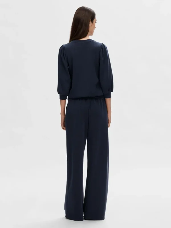 SELECTED PUFFÄRMAR SWEATSHIRT Blue Cheap