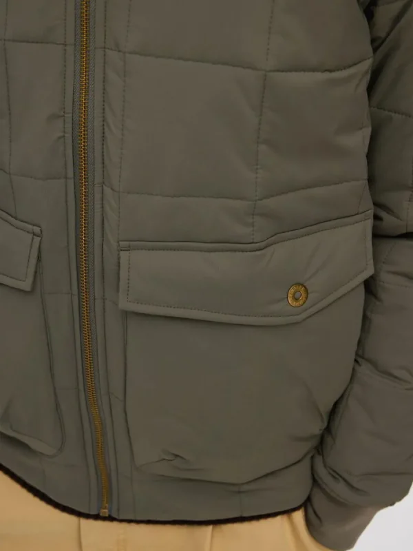 SELECTED QUILTAD BOMBERJACKA Grey Online