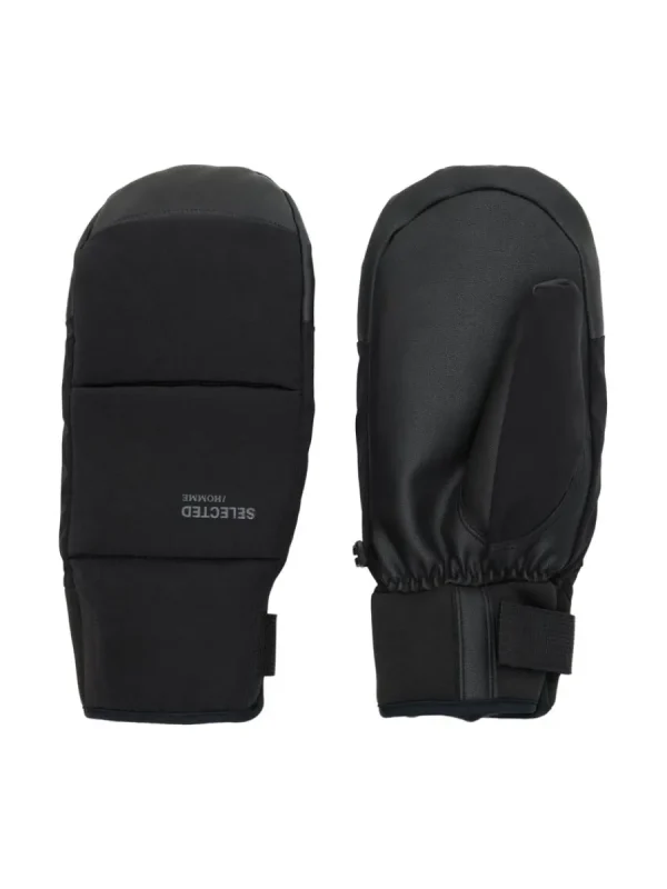 SELECTED QUILTAD VANTAR Black Discount