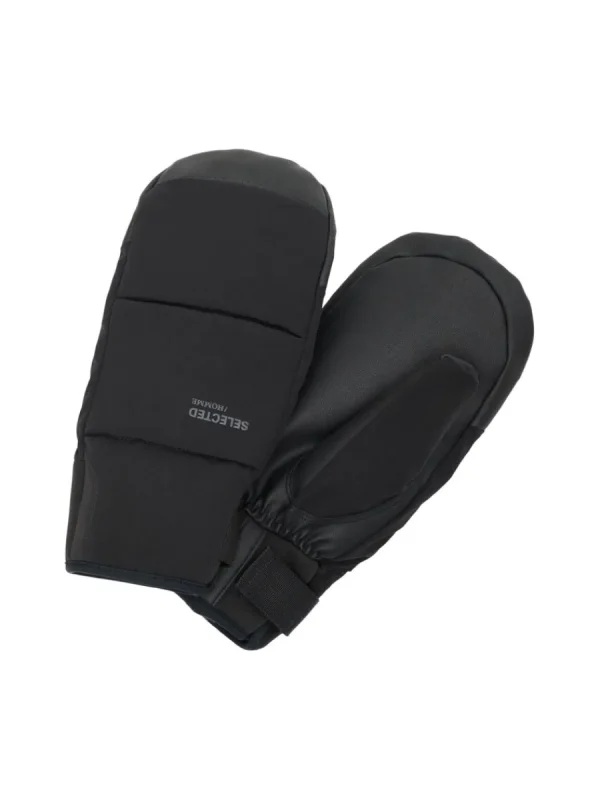 SELECTED QUILTAD VANTAR Black Discount
