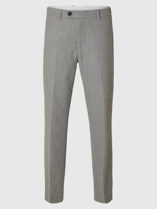 SELECTED 196 RAK PASSFORM BYXOR Grey Cheap