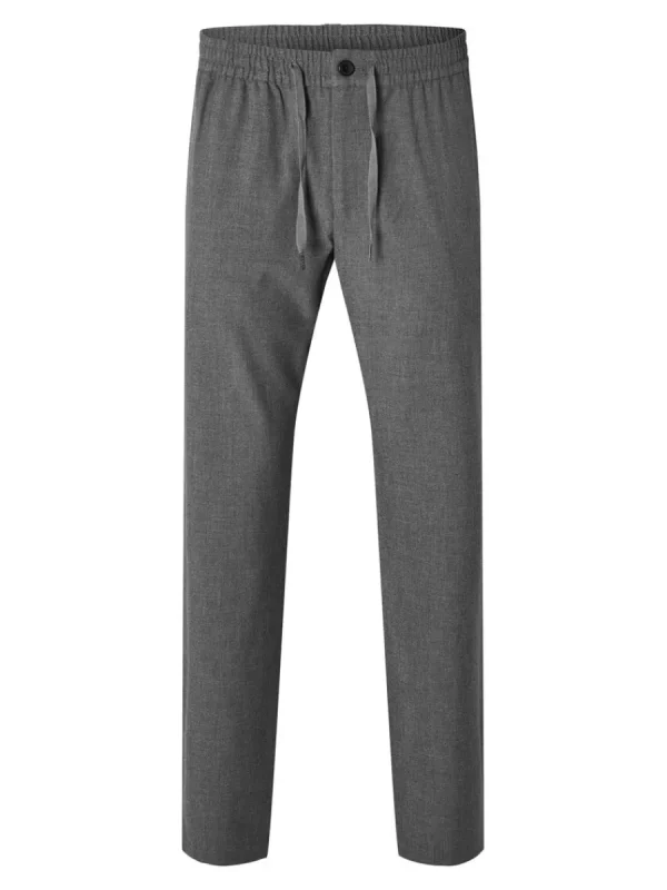 SELECTED 196 RAK PASSFORM BYXOR Grey Clearance