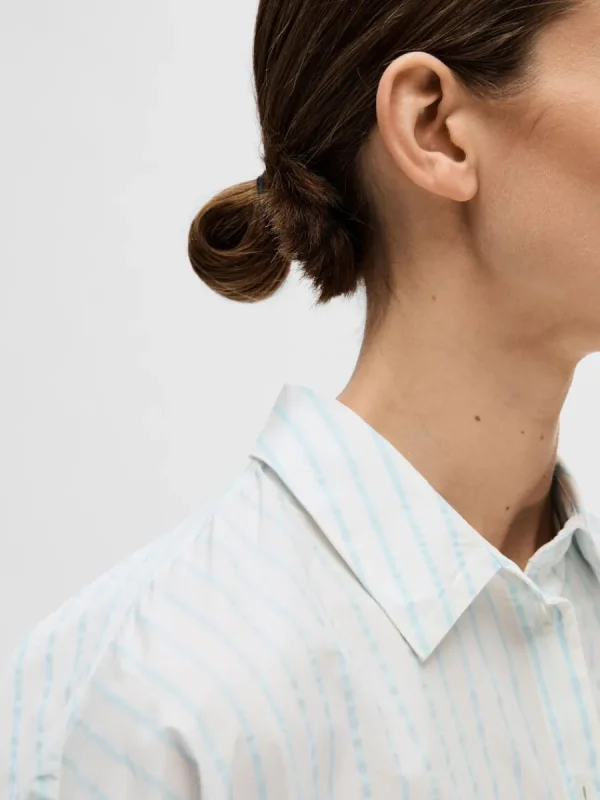 SELECTED RANDIG BOMULL SKJORTA White Online