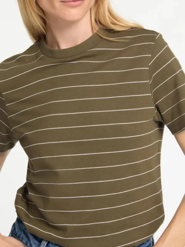 SELECTED RANDIG BOMULL T-SHIRT Green Store