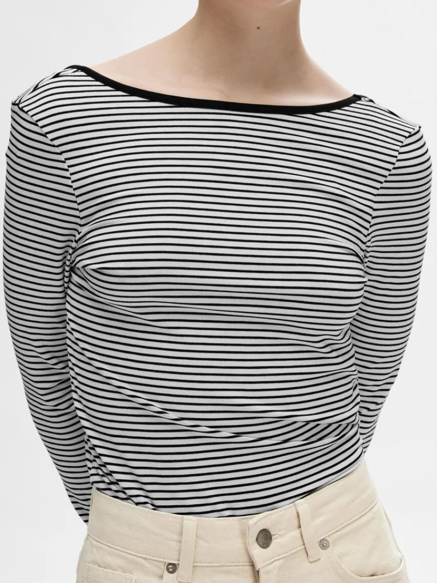 randig_lgt_skuren_rygg_to_3.webp SELECTED RANDIG, LÅGT SKUREN RYGG TOPP Black Sale