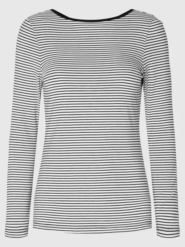 SELECTED RANDIG, LÅGT SKUREN RYGG TOPP Black Sale