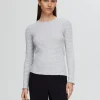 SELECTED RANDIG LÅNGÄRMAD T-SHIRT Grey Clearance