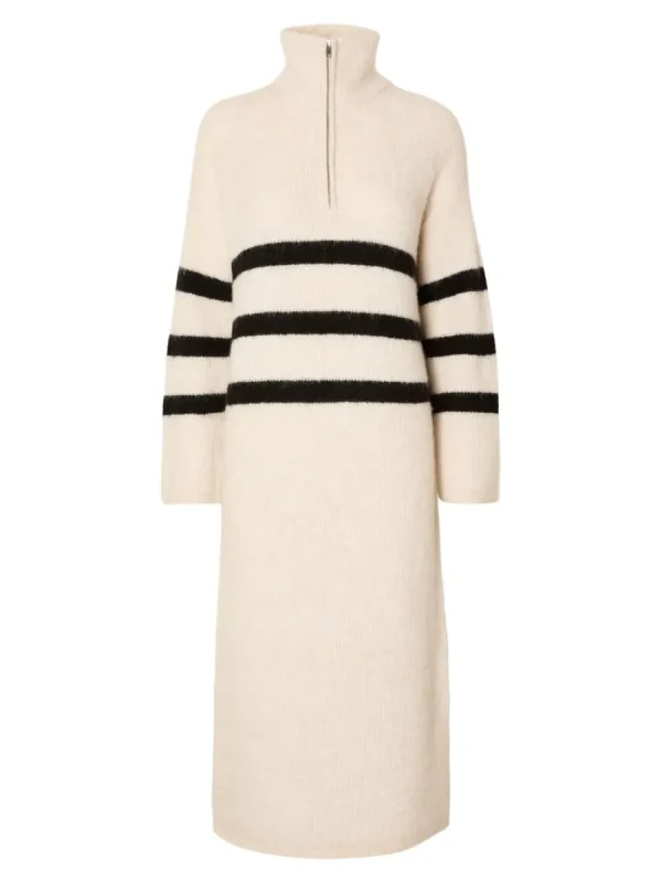 SELECTED RANDIG MIDIKLÄNNING Beige Online