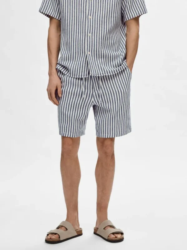 SELECTED RANDIG SHORTS Blue Hot