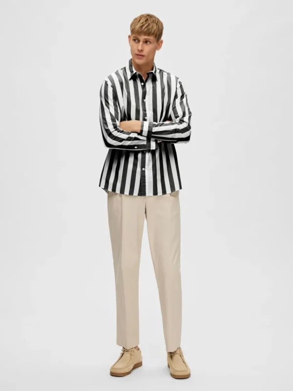 SELECTED RANDIG SKJORTA Black Best Sale