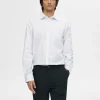 SELECTED RANDIG SLIM FIT-SKJORTA White Cheap