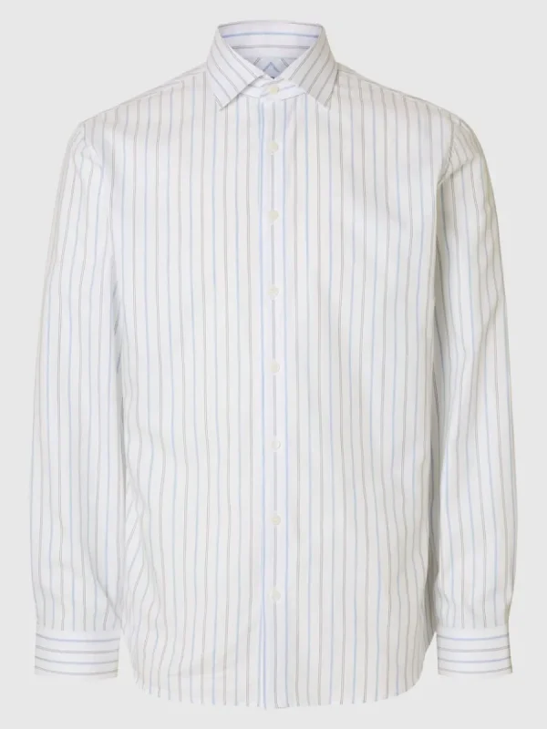 SELECTED RANDIG SLIM FIT-SKJORTA White Cheap