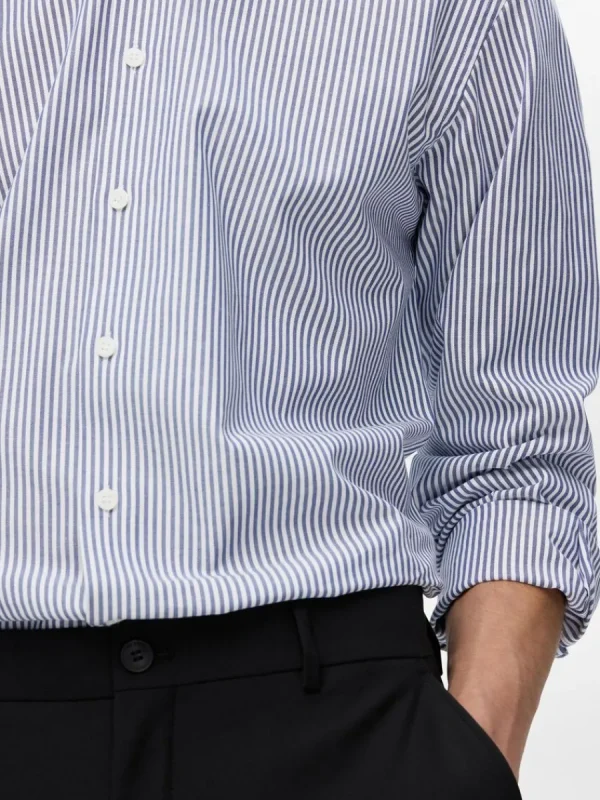 SELECTED RANDIG SLIM FIT-SKJORTA Blue Store