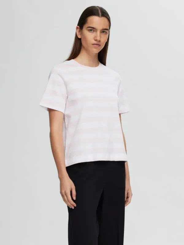 SELECTED RANDIG T-SHIRT Pink Shop