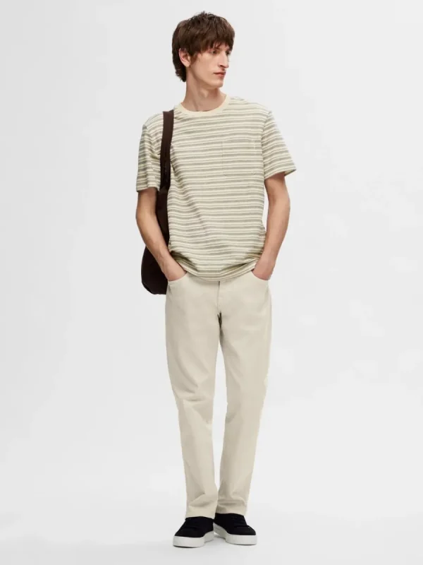 SELECTED RANDIG T-SHIRT Grey Store