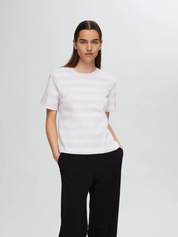 SELECTED RANDIG T-SHIRT Pink Shop