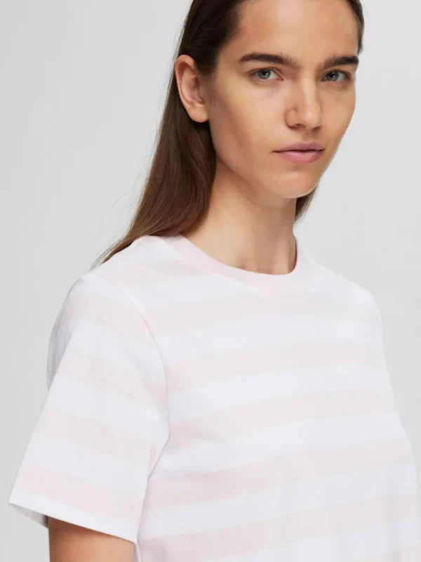 SELECTED RANDIG T-SHIRT Pink Shop