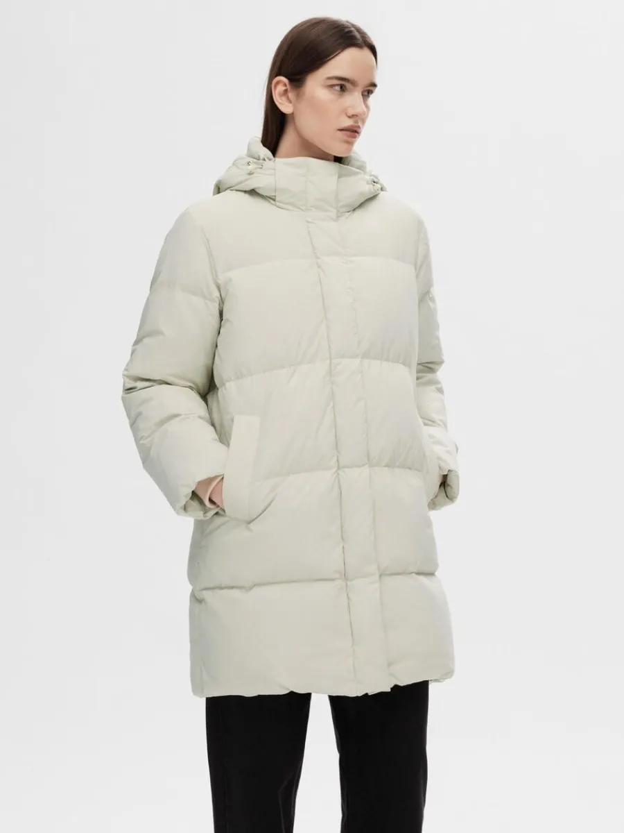 redown_vadderad_jacka_0.webp SELECTED RE:DOWN® VADDERAD JACKA Beige Best Sale