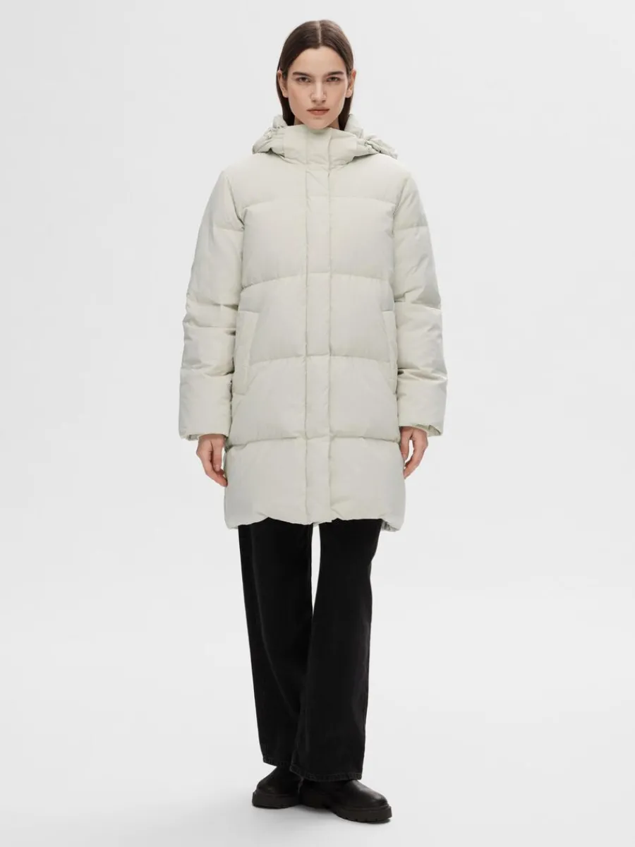 redown_vadderad_jacka_1.webp SELECTED RE:DOWN® VADDERAD JACKA Beige Best Sale