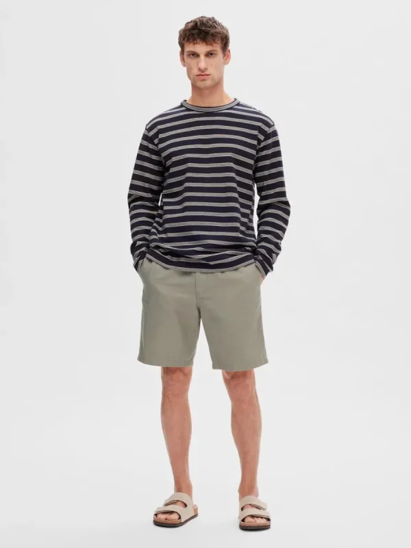 SELECTED REGULAR FIT SHORTS Green Best