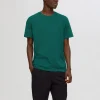 SELECTED REGULAR T-SHIRT Green Best