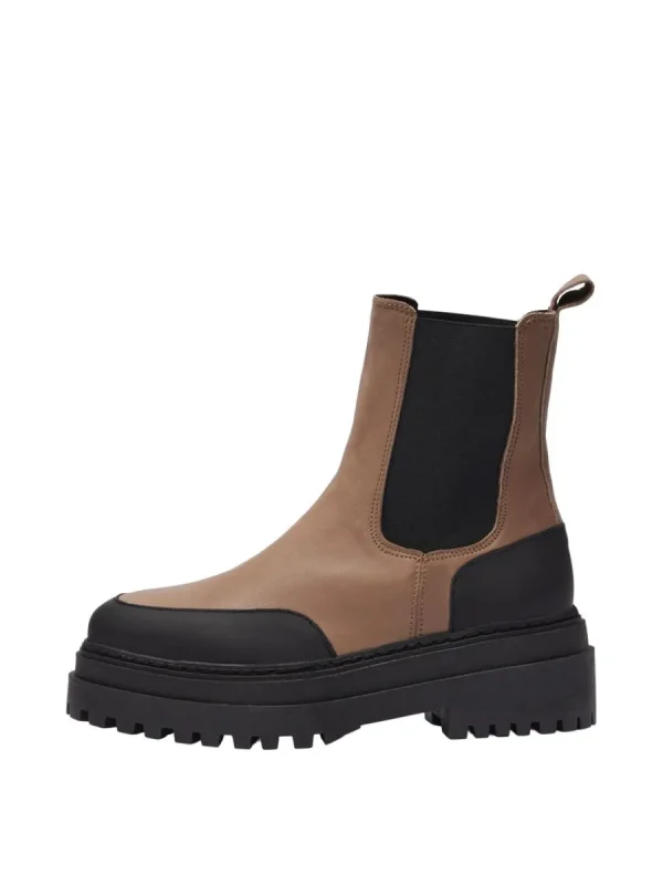 SELECTED REJÄL CHELSEA-STÖVLAR Brown Outlet