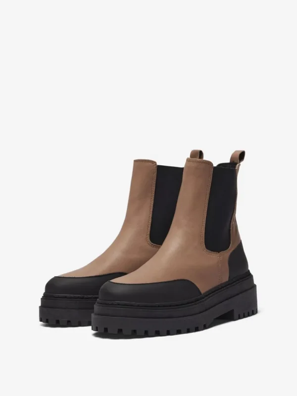 SELECTED REJÄL CHELSEA-STÖVLAR Brown Outlet