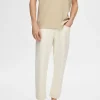 SELECTED 180 RELAXED FIT CROPPED JEANS Beige Clearance