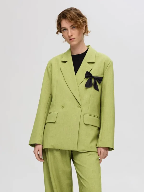 SELECTED RELAXED FIT DUBBELKNÄPPT KAVAJ Green Best