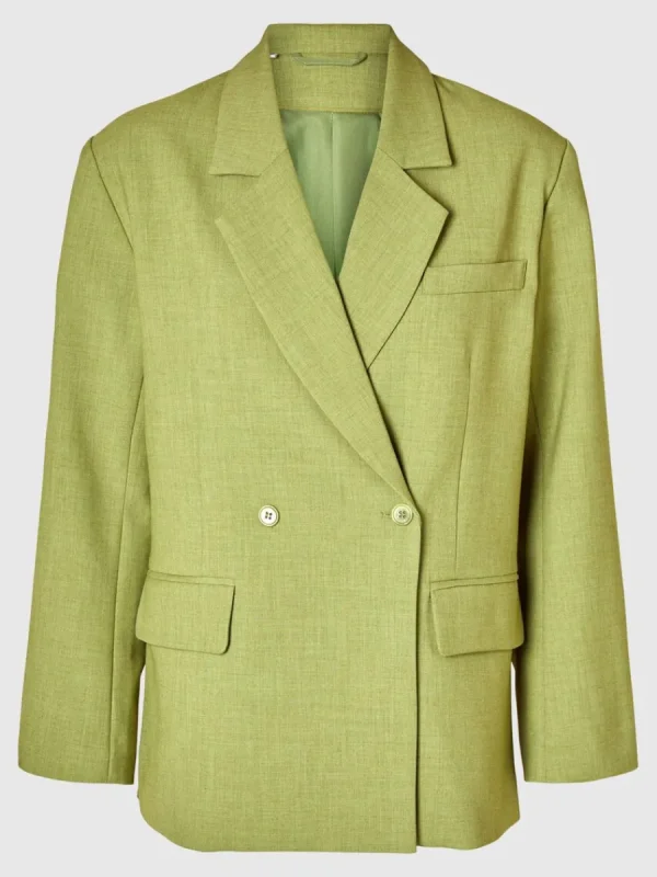 SELECTED RELAXED FIT DUBBELKNÄPPT KAVAJ Green Best