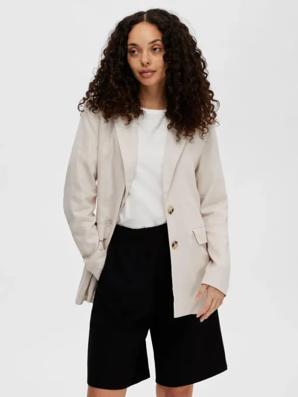 SELECTED RELAXED FIT KAVAJ Beige Store