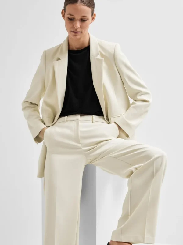 SELECTED RELAXED FIT KAVAJ Beige Fashion
