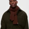 SELECTED RIBBAD HALSDUK Brown Clearance