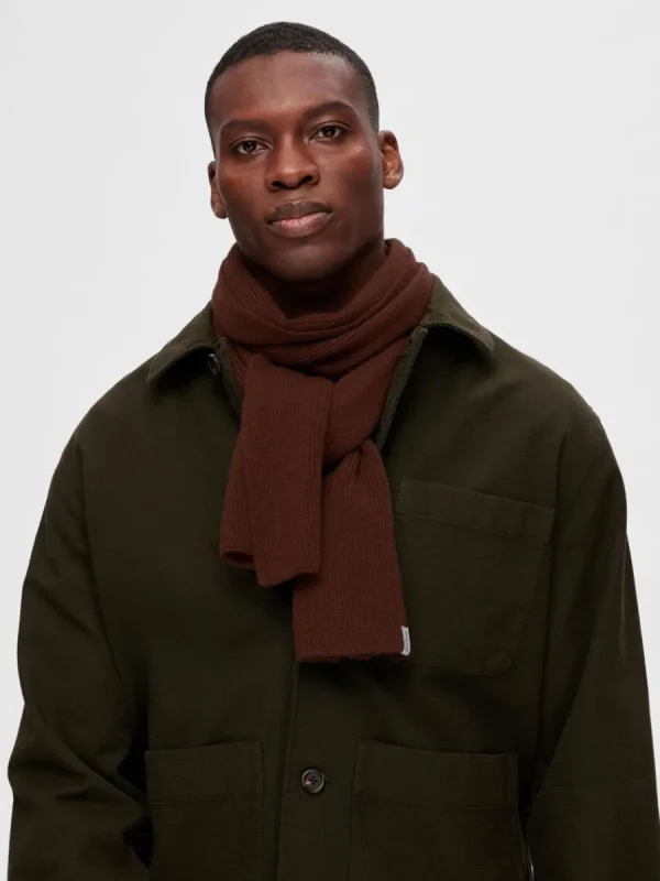 SELECTED RIBBAD HALSDUK Brown Clearance