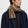 SELECTED RIBBAD HALSDUK Brown Cheap