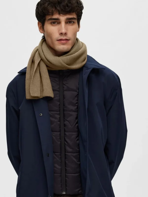 SELECTED RIBBAD HALSDUK Brown Cheap