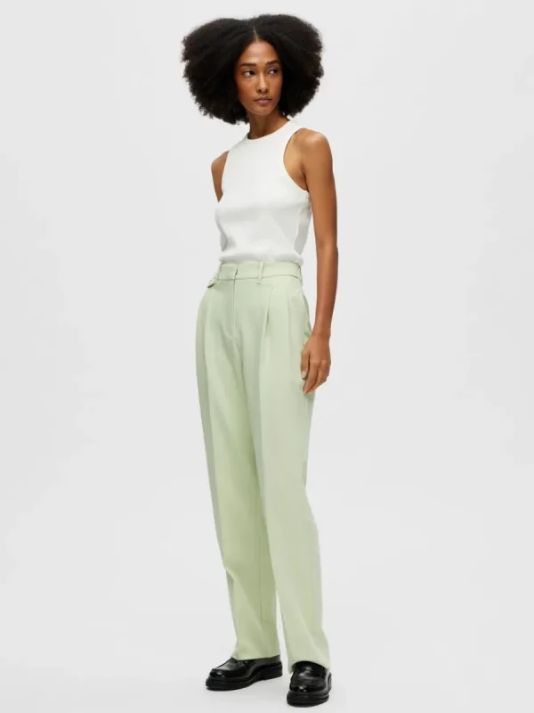 SELECTED RIBBAD LINNE White New