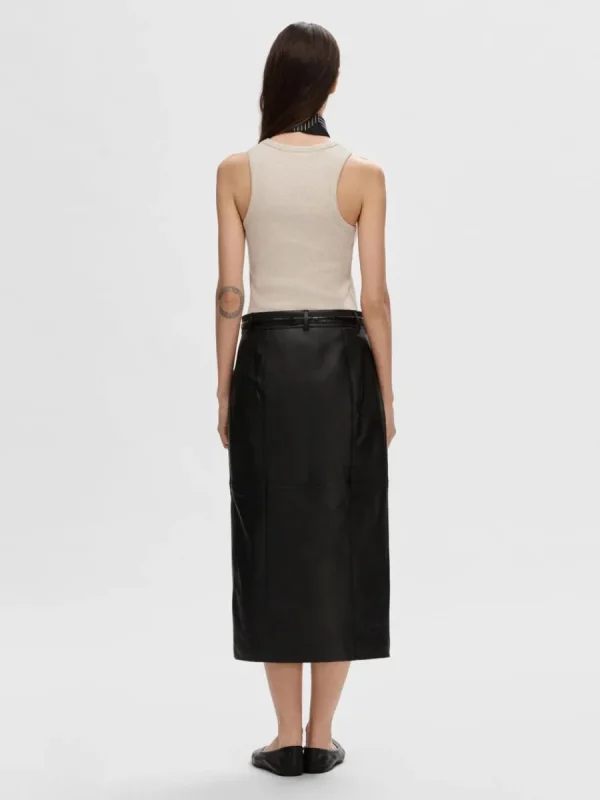 SELECTED RIBBAD LINNE Beige Store