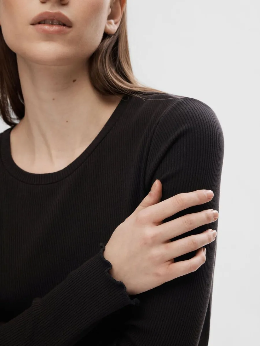 ribbad_lngrmad_topp_3-3.webp SELECTED RIBBAD LÅNGÄRMAD TOPP Black Best Sale