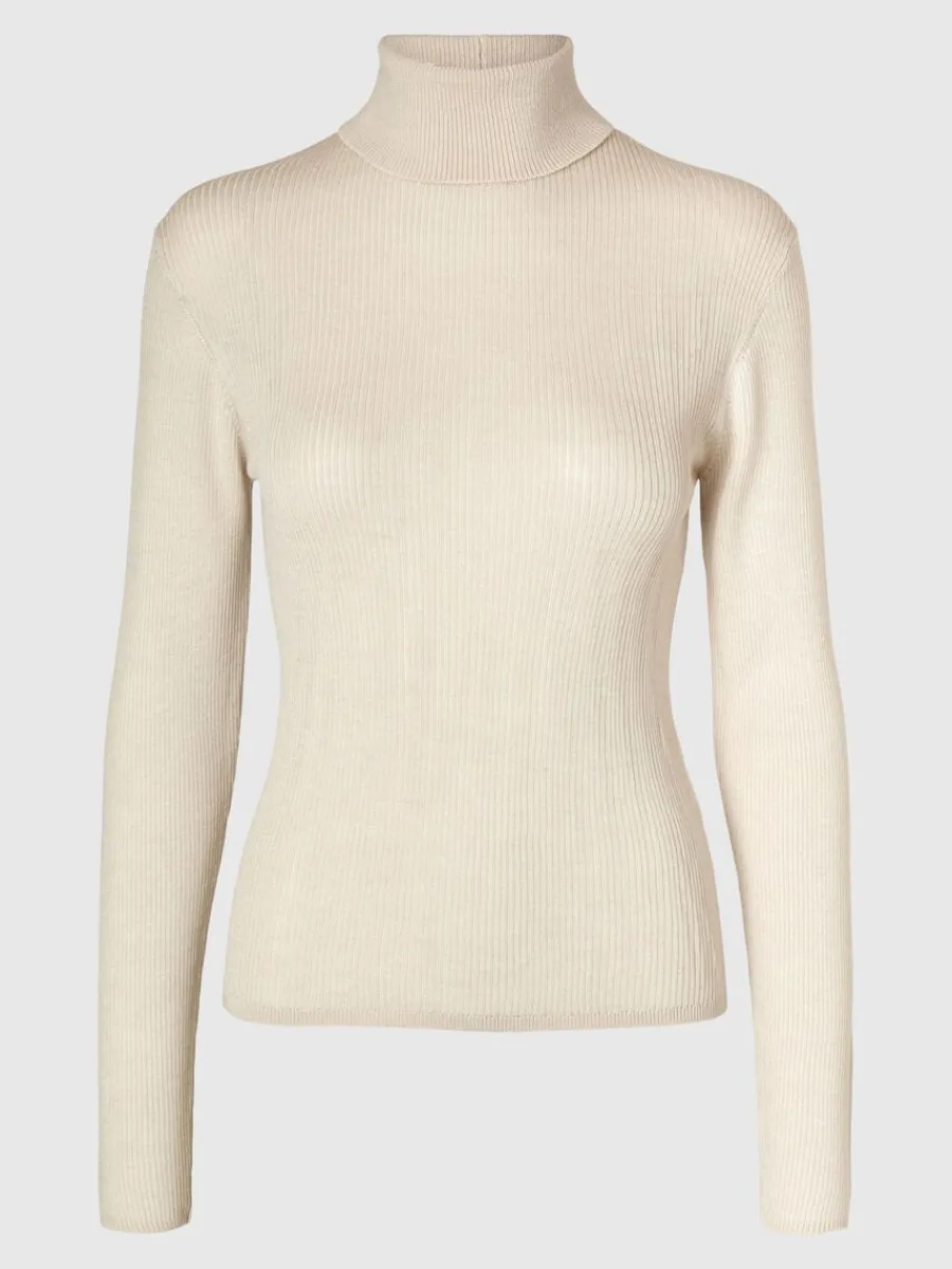 ribbad_polotrja_5.webp SELECTED RIBBAD POLOTRÖJA Beige Sale