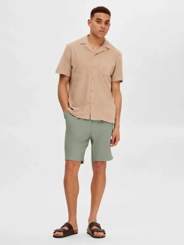 SELECTED RIBBAD SHORTS Green Online
